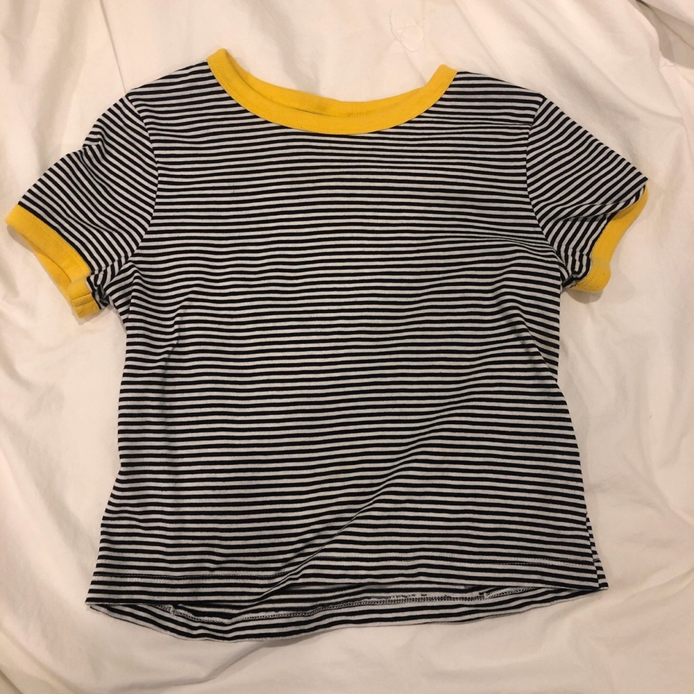 vintage semi cropped tee